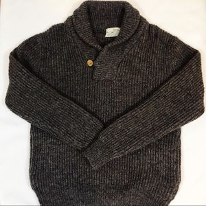 Sienna 100% Wool Shawl Collar Sweater Size Small